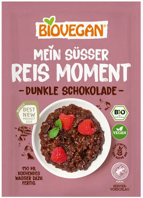 Biovegan BIO Reis-Dessert Dunkle Schokolade