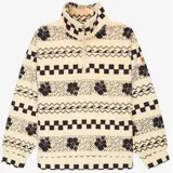 Roxy Calling All My Fleece Jacke - Parchment Morning Crush Rg - 12 Jahre