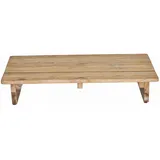 jan kurtz Newport Beige Teakholz 140 x 70 x 16 cm
