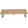 jan kurtz Newport Beige Teakholz 140 x 70 x 16 cm