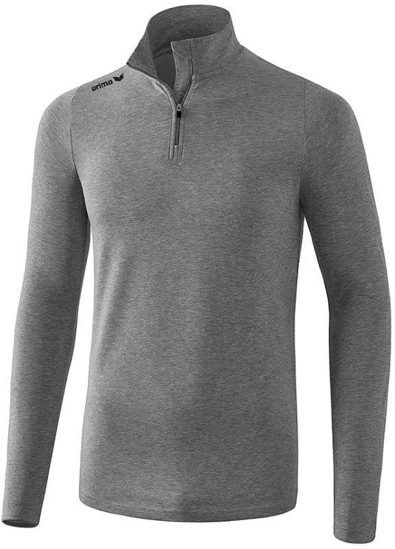 erima Rollkragen langarm Sweatshirt grey-melange 164