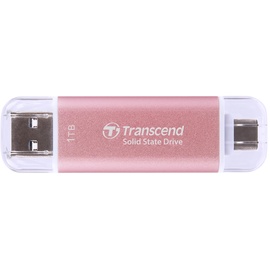 Transcend ESD310P Pink 1TB, USB-A 3.1/USB-C 3.1 (TS1TESD310P)