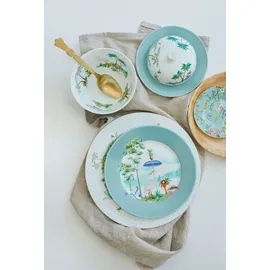 Pip Studio Jolie Flowers Blue Brotteller 12 cm blau 3er Set