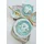 Pip Studio Jolie Flowers Blue Brotteller 12 cm blau 3er Set