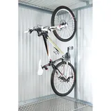 Biohort Fahrradhalter bikeMax für Gartenhaus Europa Silber