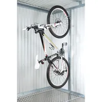 Biohort Fahrradhalter bikeMax für Gartenhaus Europa Silber