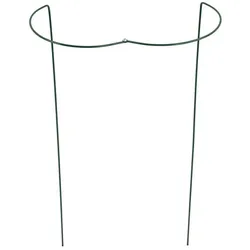 WerkzeugHERO Pflanzen- / Blumenstütze 70 cm grün klappbar (10 Stk.)
