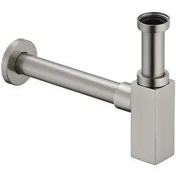 Kronenbach Design-Siphon eckig 41.321.200.0000, Badarmaturen, edelstahloptik