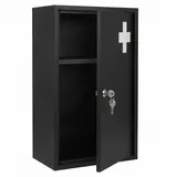 Spetebo Metall Medizinschrank 50 x 30 cm schwarz