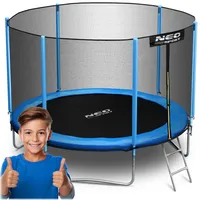 Neo-Sport NS-10Z181 Gartentrampolin 312 cm Blau