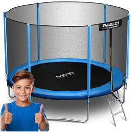 Neo-Sport NS-10Z181 Gartentrampolin 312 cm Blau