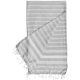 BUTLERS Surfside Hamamtuch 90 x 170 cm hellgrau