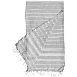 BUTLERS Surfside Hamamtuch 90 x 170 cm hellgrau