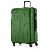 suitline Hartschalenkoffer Trolley 4-Rollen 76 cm / 96-110 l grün