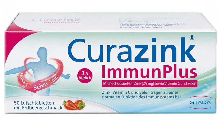 Preisvergleich Produktbild Curazink ImmunPlus Unterstüzung der Abwehrkräfte