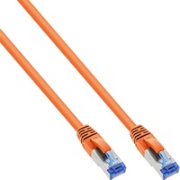 InLine Patchkabel, S/FTP, RJ-45/RJ-45, 0.25m, orange (76821O)