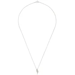 Gemshine Kette mit Anhänger 'BLITZ' silver coloured Grau Damen 