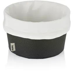 Brotkorb Grana PU-Leder schwarz 11,0cm 19,0cmØ