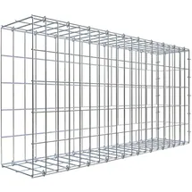 Gabiona C-Ring-Gabione-Anbaukorb Typ 2 50 x 100 x 20 cm Maschenw 5 x 10 cm