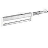 Ausziehbare Kleiderstange zum Herausziehen der Kleiderbügel Verstellbarer Kleiderschrank Teleskopstange Kleiderstange 347mm Weiß