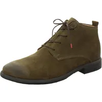 THINK! Herren CIVITA nachhaltige Leder gefütterte Stiefelette, 7020 Olive, 42 EU