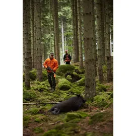 Härkila Wende-Fleecejacke Kamko hunting green/orange blaze XXL