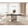 DeLife Edge 180-220 x 72 x 100 cm weiß-beige