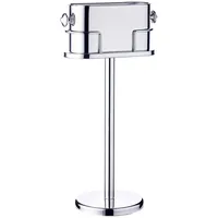 Edzard Weinkühler Leo (Höhe 79 cm) auf Ständer, Edelstahl