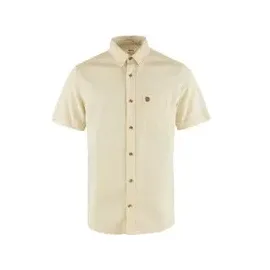 Fjällräven Övik Travel Hemd Beige / Weiß XS