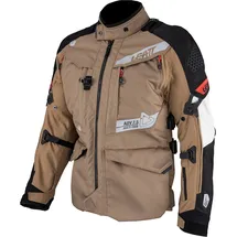 leatt adventure Multitour 7.5, Textiljacke wasserdicht - Braun/Schwarz/Grau - XXL