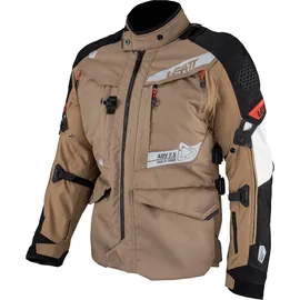leatt adventure Multitour 7.5, Textiljacke wasserdicht - Braun/Schwarz/Grau - XXL