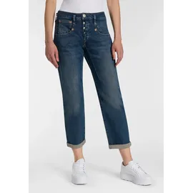 Herrlicher 7/8-Jeans "Shyra Tap Denim", Damen, Gr. 32, N-Gr, gusty, Denim/Jeans, Obermaterial: 97% Baumwolle, 3% Elasthan, gerade 7/8-Länge, Jeans, mit Abnähern