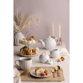 Price & Kensington Luxe Etagere, 2-stöckig, Weiß,