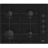 Beko HIBG64120SB Kochfeld Integriert Gaskochfeld 4 Zone(n), Kochfeld, Schwarz