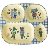 Rice Kinderteller mit 4er Einteilung Nathalie Lété Print