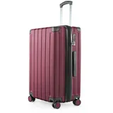 HAUPTSTADTKOFFER Q-Damm 4-Rollen Cabin 68 cm / 71 l burgund