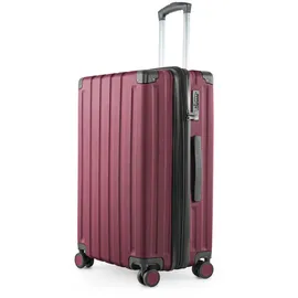 HAUPTSTADTKOFFER Q-Damm 4-Rollen Cabin 68 cm / 71 l burgund