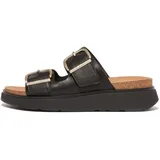 FitFlop Pantolette »GEN-FF«, Keilabsatz, Sommerschuh, Schlappen mit Microwobbleboard-Innensohle Fitflop schwarz