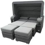 Home Deluxe Strandkorb HOLBY - mit Abdeckung