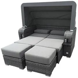 Home Deluxe Strandkorb HOLBY - mit Abdeckung