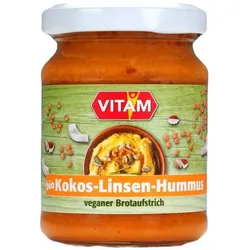 VITAM Hummus Kokos Linsen Aufstrich bio
