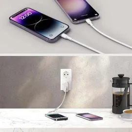 Belkin BoostCharge Pro USB-C Dual, Power Del.weiß WCB010vfWH