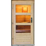 Karibu Türpaket Außensauna Modern 1-teilig