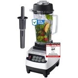 OmniBlend Smoothie Maker 2L in weiß I Smoothie Mixer inkl. BPA-freiem Behälter & 6-Klingen-System aus Edelstahl I Mixer Smoothie Maker ideal für grüne Smoothies I Standmixer mit 3 PS Motor