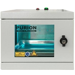 PURION UVC BOX Small Plus Steril Box, UV-C Anlage, UV Desinfektionslampe 10W UV-C Leistung mit Timerfunktion