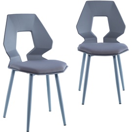 Trisens 2er 4er Set Design Stühle Esszimmerstühle Küchenstühle Wohnzimmerstuhl Bürostuhl Kunststoff