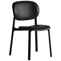 Connubia  Stuhl, Schwarz, Kunststoff, 53x82x53 cm, stapelbar, Esszimmer, Stühle, Esszimmerstühle, Schalenstühle