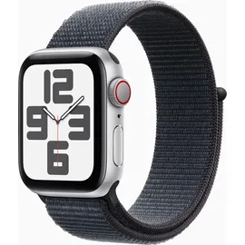 Apple Watch SE 2024 GPS + Cellular 44 mm Aluminiumgehäuse Mitternacht, Sport Loop Tinte