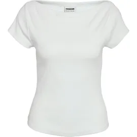 Noisy May NMMAYA S/S BOATNECK TOP NOOS Weiß M
