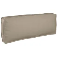 VidaXL Paletten-Rückenkissen Taupe 120x40x12 cm Oxford-Gewebe